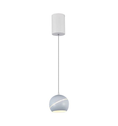 LED Hængelampe - Ø120, Justerbar Ledning, Berøringslys Tænd/Sluk, 3000K, Hvid, Hus