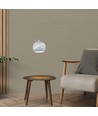 8,5W LED pendel / hængelampe - Ø12-18cm, hvid, touch on/off, 3000K, inkl. lyskilde
