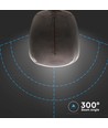 4W - Kultråd, Vaseformet stor pære sort 300°, 220-240V