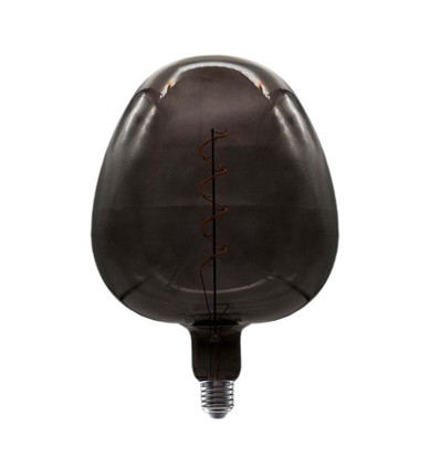 4W pære - Kultråd, Apple form, stor, sort, 300°, 220-240V