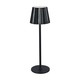 1,5W genopladelig LED bordlampe, CCT - Touch dæmpbar, USB-C, sort, højdejusterbar
