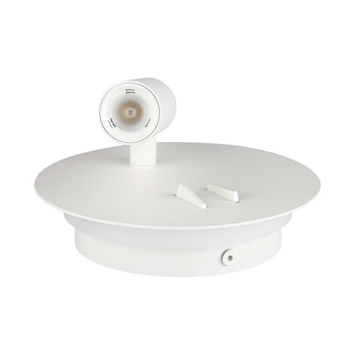 LED Hotel Lampette (Væglampe) 3W + 6W - 3000K, Hvid