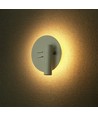 3W + 6W LED hotel væglampe med læsearm - Hvid, 3000K, on/off knapper, CREE LED