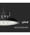 120W/150W/200W LED high bay, 160lm/W - IP65, 3-i-1 CCT, justerbar watt, Ø32cm