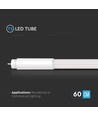 60cm / 8W T5 LED rør - G5, erstatter 14W, hvid, 220-240V