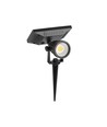 V-Tac solcelle havelampe - Sort, COB LED, med spyd, IP65