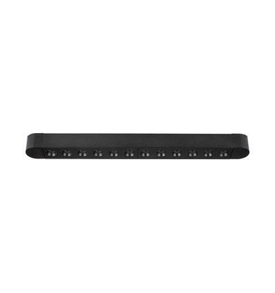 12W Skinnespot - LED Ultra Thin Magnetisk, Grille Lys, 6400K, Sort Hus