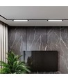 10W Skinnespot - LED Ultra Tynd Magnetisk, Flood Lys, 4000K, Sort hus