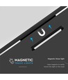 10W Skinnespot - LED Ultra Tynd Magnetisk, Flood Lys, 4000K, Sort hus