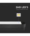 10W Skinnespot - LED Ultra Tynd Magnetisk, Flood Lys, 4000K, Sort hus