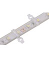 20 stk. klare monteringsklips til LED strip - 10mm, passer til IP65 strips