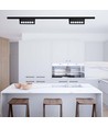 12W LED Skinnespot - Magnetisk, Justerbar, 6400K, Sort Hus