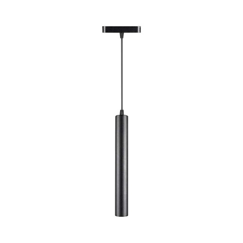14W LED Hængelampe - Skinnespot, 4000K, Sort Hus
