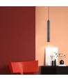 14W LED Hængelampe - Skinnespot, 4000K, Sort Hus