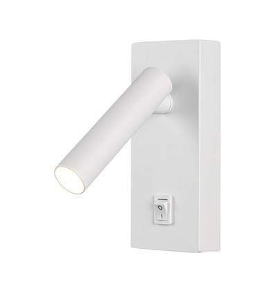 2W vægmonteret spotlight - LED, 3000K, hvid hus