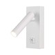 2W LED Spotlight - 4000K, Hvid, Vægmonteret, Hus