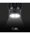 18W LED Module - Aluminium, 4000K, Sort hus