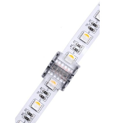 Samler til LED strip - 12mm, RGB+W, IP65, 5V-24V