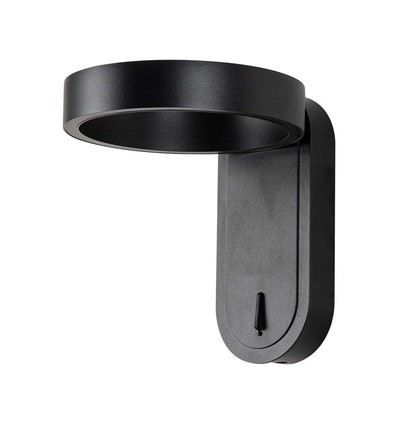 5W væglampe - LED, 3000K+4000K, sort, IP65