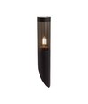 Pullert - Have Lampe E27, 400x76mm, Røgfarvet plastik/SS, Sort hus, IP44