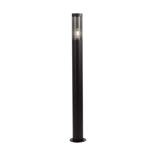 Pullert have E27 - lys røg, plastik/RF, sort hus, 76x119x1000mm, IP44