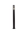 Pullert have E27 - lys røg, plastik/RF, sort hus, 76x119x1000mm, IP44