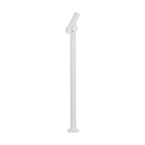 Pullert havebelysning - LED modul, 600lm, 3000K, hvid hus, IP44, (129x159x1000mm)
