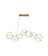 28W Hængelampe - LED, dekorativ, L94.5*B32.5*H120CM, 3000K, guld hus