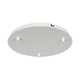 Mat Hvid Roset Til 3 Lamper - Ø300mm