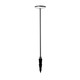 12W LED havelampe med spyd, 80cm - IP65, RA90, antracit, 2-i-1 funktion, 3000K