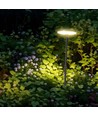 12W LED havelampe med spyd, 80cm - IP65, RA90, antracit, 2-i-1 funktion, 3000K