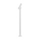 Pullert havelampe - LED modul 600lm 4000K Hvid Hus IP44, 129x159x1000mm