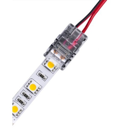 LED strip samler til løse ledninger - 10mm, enkeltfarvet, IP20, 5V-24V