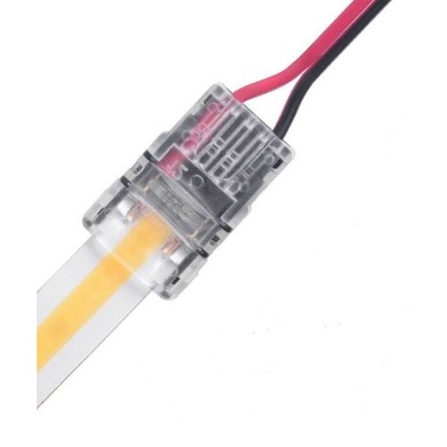 LED strip samler til løse ledninger - 10mm, COB, enkeltfarvet, IP20, 5V-24V