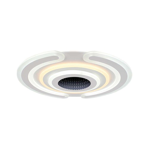 95W LED Smart dekorativ loftlampe - 52x5cm, 3i1 dæmpbar+fjernbetjening