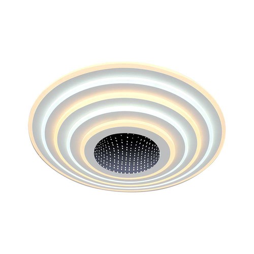 125W LED Smart Dekorativ Loftlampe - 50x7cm, 3i1, Dæmpbar, Fjernbetjening
