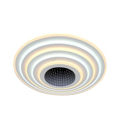 125W LED Smart Dekorativ Loftlampe - 50x7cm, 3i1, Dæmpbar, Fjernbetjening