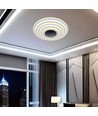 125W LED Smart Dekorativ Loftlampe - 50x7cm, 3i1, Dæmpbar, Fjernbetjening