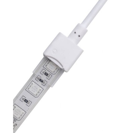 Vandtæt startstik til LED strip - 10mm, RGB, IP68, 5V-24V