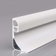 Monteringssæt LED-strips - 2000x60x36mm, Sølv Hus, Diffuser