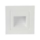3W Trinlys LED - 3000K, Hvid, med hus