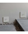 3W Trinlys LED - 3000K, Hvid, med hus