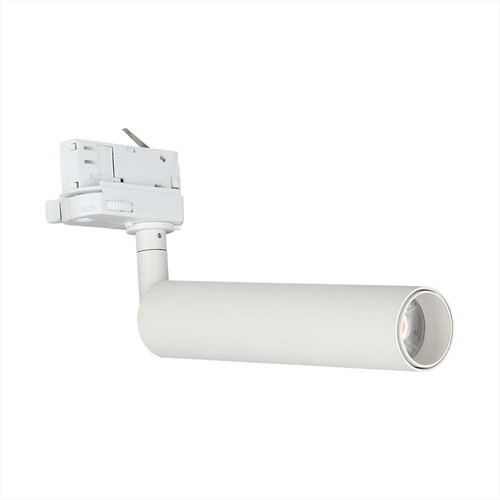 15W LED skinnespot - Samsung chip 4000K 5 års garanti, hvid hus