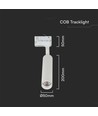 15W LED skinnespot - Samsung chip 4000K 5 års garanti, hvid hus