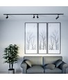15W skinnespot - LED, Samsung chip, 4000K, 5 års garanti, sort hus