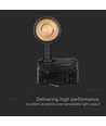 15W skinnespot - LED, Samsung chip, 4000K, 5 års garanti, sort hus