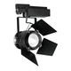33W LED skinnespot - Samsung chip, 4000K, 5 års garanti, sort hus