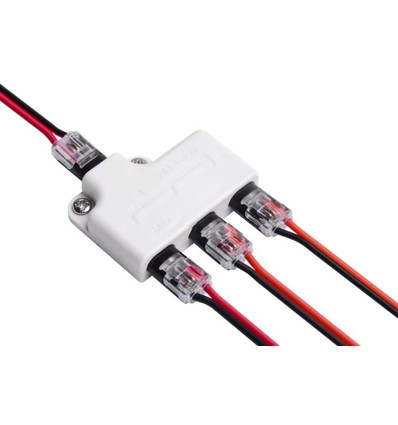 IDC 3-vejs splitter - IP20, 5V-36V, 6A