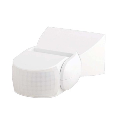 300W Bevægelsessensor - Infrarød 180D, Hvid, IP65