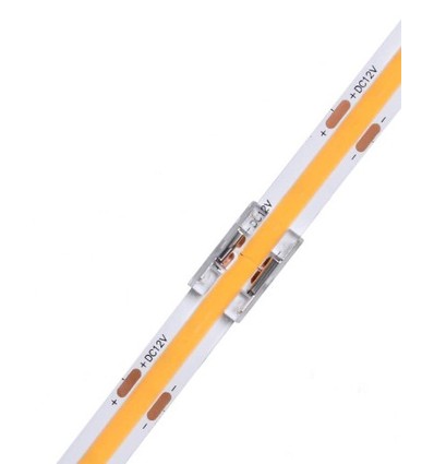 Lavprofil samler til LED strip - 8mm, COB, enkeltfarvet, IP20, 5V-24V